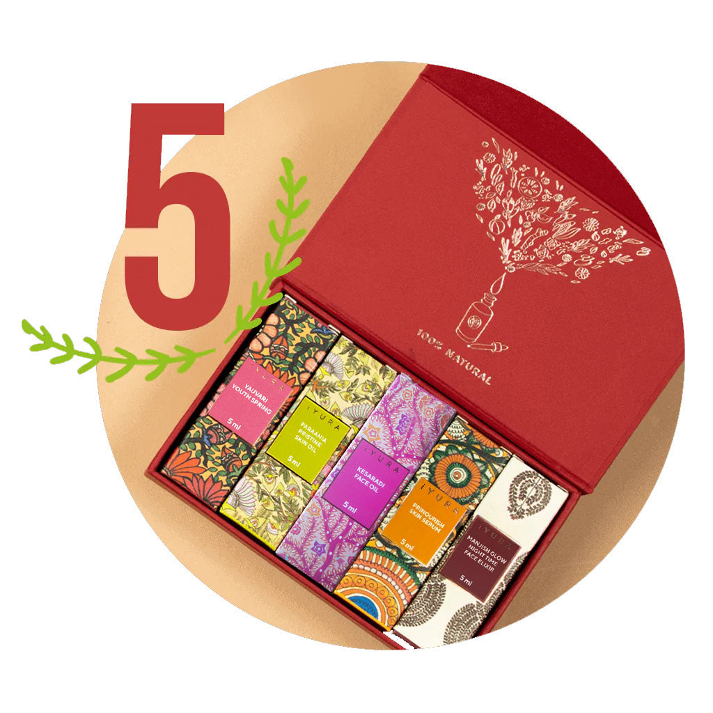 5 Ayurvedic Face Oil Minis🛍️