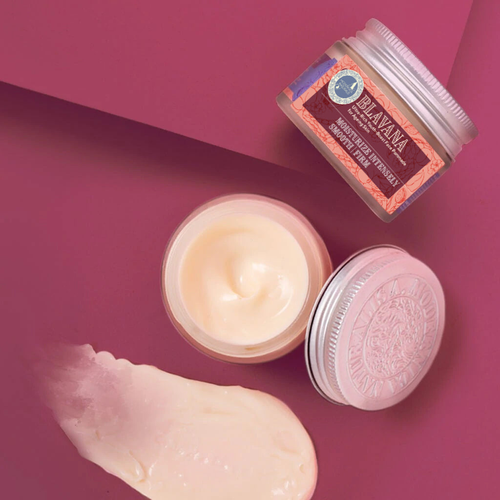 Blavana Anti-Aging Face Cream with Black Dal, Manjistha, Aloe Vera and Almond Oil