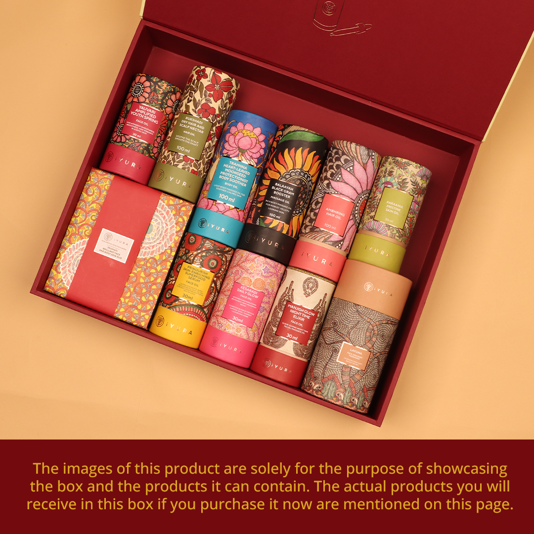 The iYURA Vault - 12 Premium iYURA Oliën in een Luxe Verzamelbox