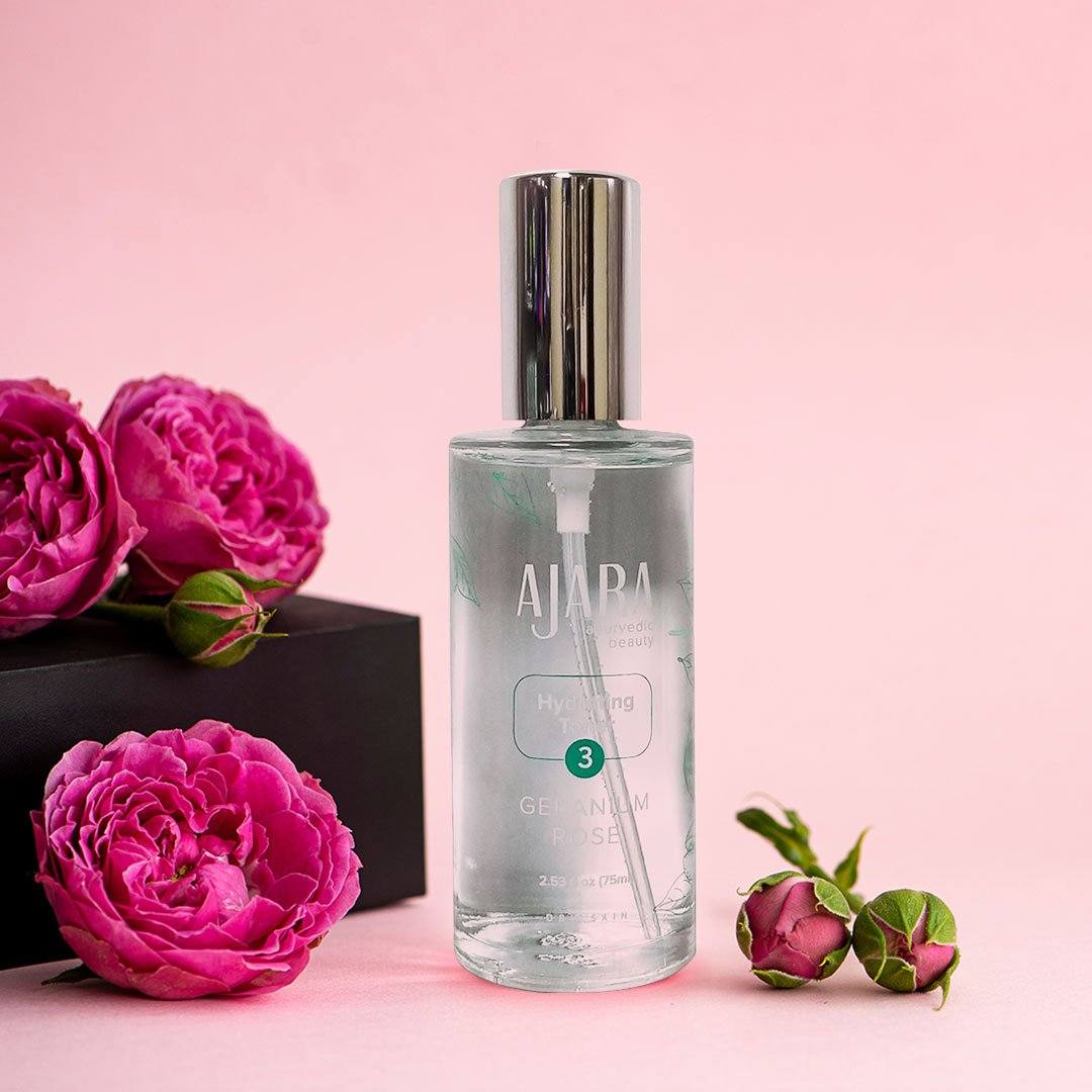 Geranium Rose Toner (voor de droge/Vata-huid) 🏷️