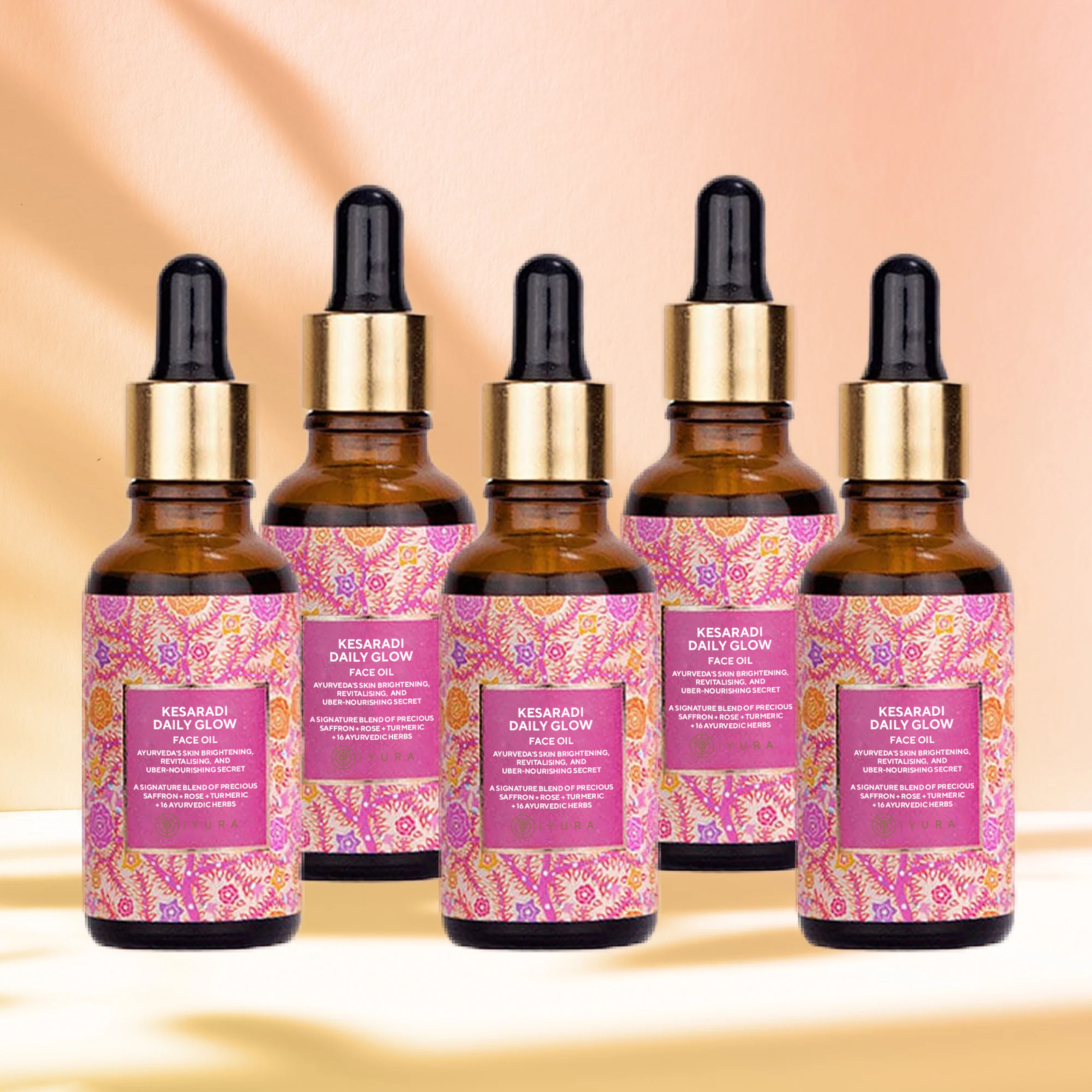 Kesaradi Daily Glow Face Oil- Pack of 5